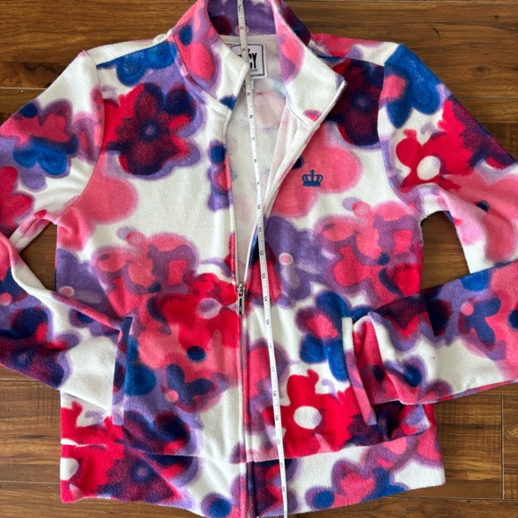 Juicy Couture Tracksuit | Floral Terry Cloth - Picture 5 of 12